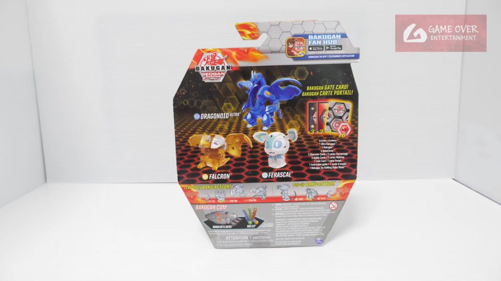 Bakugan GEOGAN RISING Starter Pack CYNDEOUS ULTRA / FERASCAL / DRAGONOID -  2021