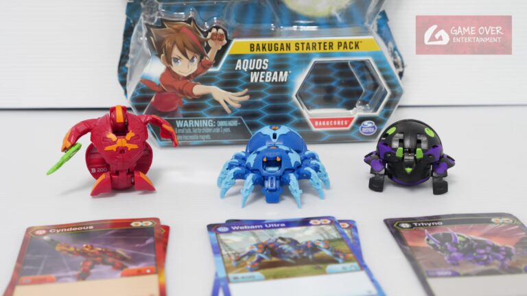 BAKUGAN UNBOX: Battle Planet AQUOS WEBAM Starter Pack (Pyrus Cyndeous / Darkus Trhyno)