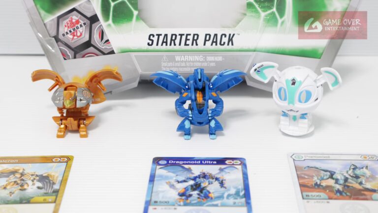 BAKUGAN UNBOX: Geogan Rising AQUOS DRAGONOID Starter Pack (Aurelus Falcron / Haos Ferascal)